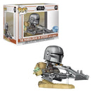 Boneco Funko POP Mandalorian On Speeder c Grogu 579 Star Wars Disney Série The Mandalorian Brinquedo Colecionável Presente Coleção Criança Aliexpress
