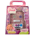 Kit Maquiagem Infantil Dia das Crianças Batom Glitter Paleta Sombras Diversão Festa Presente