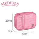 Kit Mochila Costas Rebecca Bonbon Holográfica Rosa Claro Estojo Box Escolar Juvenil Meninas Clio Megalomania