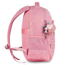 Kit Mochila Costas Rebecca Bonbon Holográfica Rosa Claro Estojo Box Escolar Juvenil Meninas Clio Megalomania