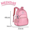 Kit Mochila Costas Rebecca Bonbon Holográfica Rosa Claro Estojo Box Escolar Juvenil Meninas Clio Megalomania