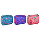 Estojo Box Stitch Disney Azul Lilás Rosa Juvenil Escolar Feminino Meninas Clio Megalomania