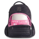 Mochila Costas Rebecca Bonbon Holográfica Preto Juvenil Meninas Feminino Escolar Clio Megalomania