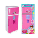 Brinquedo Geladeira Duplex Cristal Brinquedo Infantil Grande Fashion Lua de Cristal