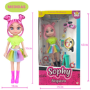 Boneca Coleção Sophy Profissões Blogueira Diversão Menina Foto Câmera Acessórios Digital Ponto Criativo