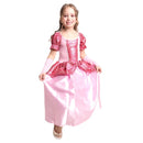 Fantasia Princesa Rose Bela Adormecida Infantil Luva Vestido Festa Carnaval Halloween Diversão