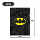 Pasta L Batman DC Comics Liga Da Justiça HQ Escolar Juvenil Organização Papel A4 Volta As Aulas Super Heróis