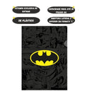Pasta L Batman DC Comics Liga Da Justiça HQ Escolar Juvenil Organização Papel A4 Volta As Aulas Super Heróis