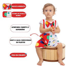 Fantasia Baby Palhacinho Infantil Menino Circo Carnaval Festa Gravata Luxo Criança