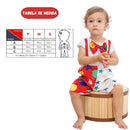 Fantasia Baby Palhacinho Infantil Menino Circo Carnaval Festa Gravata Luxo Criança
