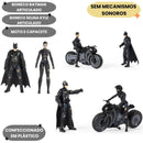 Boneco The Batman Selina Kyle Chase Pack Figuras E Moto DC Comics Colecionável Exclusivo