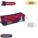 Estojo Escolar Mulher Maravilha Wonder Woman Warner Dc Dac 50 Pens Feminino Estudo Volta as Aulas