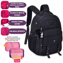 Mochila Costas Rebecca Bonbon Escolar Notebook Aulas Resistente Juvenil Oficial Megalomania
