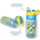 Garrafa Squeeze Infantil Cachorrinho Menino Bebê Masculino Água 330ml Bpa Free Escola Aula