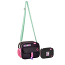 Kit Lancheira Térmica Estojo Box Preto Lanche Escolar Lápis Juvenil Feminino Clio Megalomania
