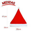 Gorro Papai Noel Veludo Elegância Tradicional Festiva Vermelho 40cm Touca Natal Premium