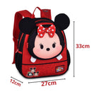 Kit Mochila De Costas TsumTsum Minnie Disney Infantil Escolar Meninas Lancheira Térmica Espaçosa