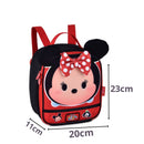 Kit Mochila De Costas TsumTsum Minnie Disney Infantil Escolar Meninas Lancheira Térmica Espaçosa