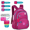 Mochila Costas Luluca Escolar Oficial Notebook Resistente Durável Espaçosa Feminina Grande Menina Youtube Megalomania