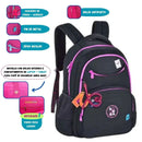 Mochila Costas Luluca Escolar Oficial Notebook Resistente Durável Espaçosa Feminina Grande Menina Youtube Megalomania