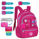 Kit Mochila de Costas Lancheira Termica Rosa Luluca Youtuber Volta as Aulas Feminino Passeio Resistente Escolar Espaçosa