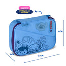 Estojo Box Tsum Tsum Stitch Disney Escolar Juvenil Original 36 Elastico 100 Pens Colegial