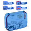 Estojo Box Tsum Tsum Stitch Disney Escolar Juvenil Original 36 Elastico 100 Pens Colegial