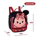 Lancheira Térmica Minnie TsumTsum Disney Original Resistente Menina Infantil Escolar Confortável