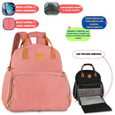 Mochila de Costas Maternidade Impermeavel Bebe Bolsa Mamae Porta Mamadeira Original Ponto Criativo