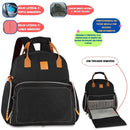 Mochila de Costas Maternidade Impermeavel Bebe Bolsa Mamae Porta Mamadeira Original Ponto Criativo