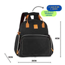 Mochila de Costas Maternidade Impermeavel Bebe Bolsa Mamae Porta Mamadeira Original Ponto Criativo