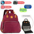 Mochila de Costas Maternidade Impermeavel Bebe Bolsa Mamae Porta Mamadeira Original Ponto Criativo