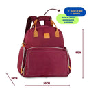 Mochila de Costas Maternidade Impermeavel Bebe Bolsa Mamae Porta Mamadeira Original Ponto Criativo