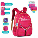 Mochila de Costas Luluca Youtuber Bolsa Juvenil Escolar Notebook Miçangas Smille Feminina Megalomania