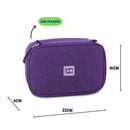 Estojo Box Escolar Multiuso Original 36 Elastico 100 Pens Colegial Necessaire Organizador