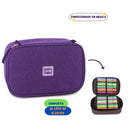 Estojo Box Escolar Multiuso Original 36 Elastico 100 Pens Colegial Necessaire Organizador