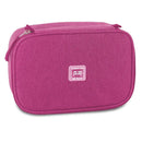 Estojo Box Escolar Multiuso Original 36 Elastico 100 Pens Colegial Necessaire Organizador