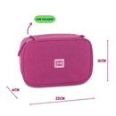 Estojo Box Escolar Multiuso Original 36 Elastico 100 Pens Colegial Necessaire Organizador