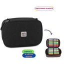Estojo Box Escolar Multiuso Original 36 Elastico 100 Pens Colegial Necessaire Organizador
