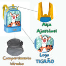Lancheira Térmica Tigrão Ursinho Fun Pooh Escolar Masculino Meninos Tigre Colorido Clio Megalomania
