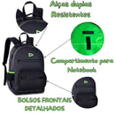 Mochila Costas Escolar Adolescente Faculdade Game Grande Loud Juvenil Bolsa Clio Megalomania