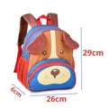 Mochila De Costas Cachorro Infantil Unissex Azul Vermelho Laranja Escolar Meninos Meninas