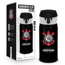 Garrafa Flip Térmica Timão Corinthians Brasileirão Campeonato Futebol Pai Presente Treino Megalomania