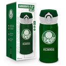 Garrafa Flip Térmica 300ml Palmeiras Verdão Campeonato Futebol Pai Presente Treino Time Megalomania
