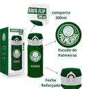 Garrafa Flip Térmica 300ml Palmeiras Verdão Campeonato Futebol Pai Presente Treino Time Megalomania