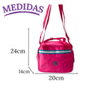 Lancheira Térmica Rebecca Bonbon Preto Rosa Roxo Matelassê Juvenil Lanche Meninas Escolar Megalomania