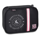 Estojo Box Rebecca Bonbon Preto Rosa Roxo Juvenil Feminino Meninas Escolar Clio Megalomania