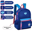 Mochila Costa Stitch Tsum Tsum Escolar Juvenil Bolsa Volta Aula Unissex Feminina