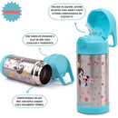 Garrafa Termica Squeeze Luluca Infantil Escolar 350 ml Inox Pandinha Volta Aula Presente Feminina