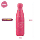 Garrafa Termica Squeeze Rebecca Bobon Inox 500ml Escolar Aulas Original Esporte Academia Feminina